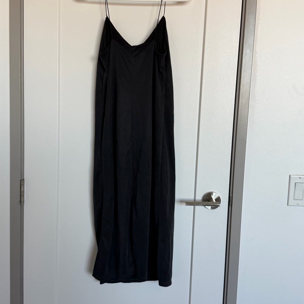 Topshop Black Midi Dress - Picture 2 of 4